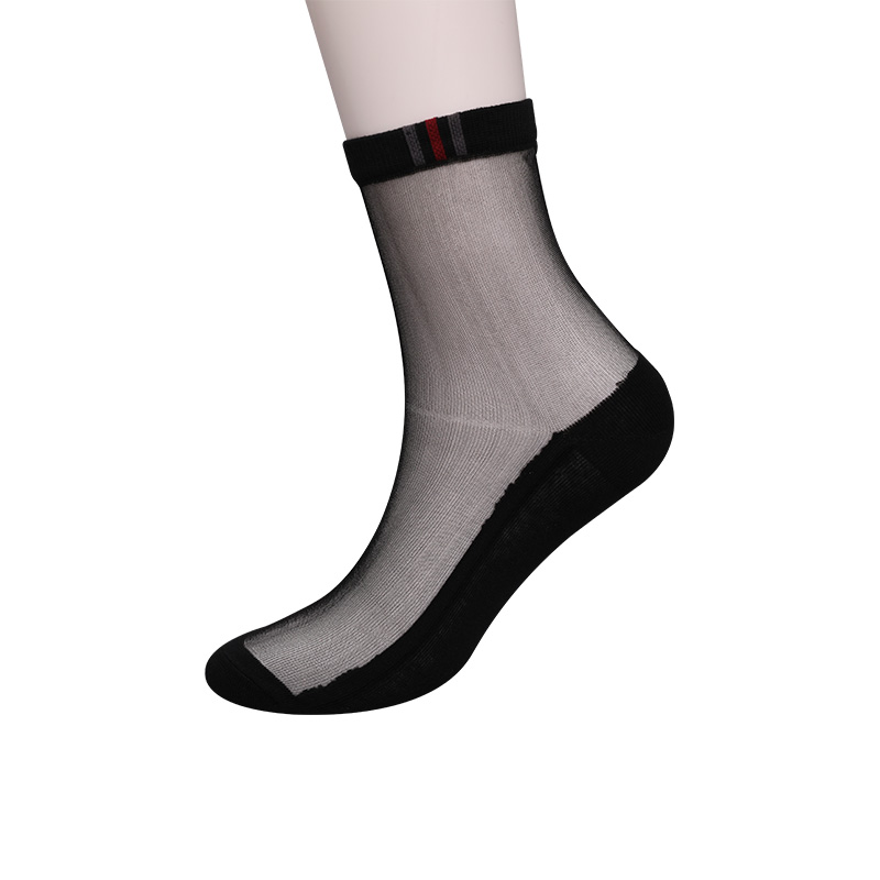 جوراب شلواری مردانه کژوال بهاره و تابستانی با گل های راه راه عمودی Luokou جوراب مردانه کفی سرد بدون لغزش جوراب مردانه WSD2711