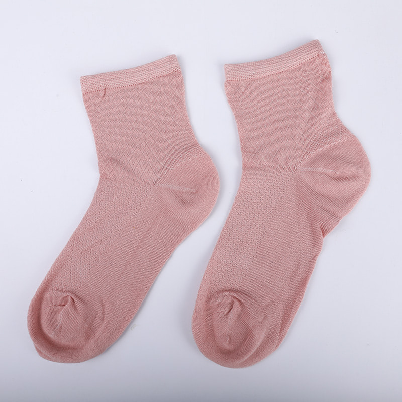 کیسه نایلونی الیاف بامبو نرم، جوراب زنانه کوچک و نازک الماس کوچک، جوراب زنانه دست دوز WSD1689